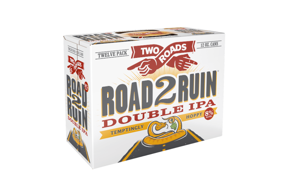 Two Roads Road 2 Ruin IPA 12 pack Cans